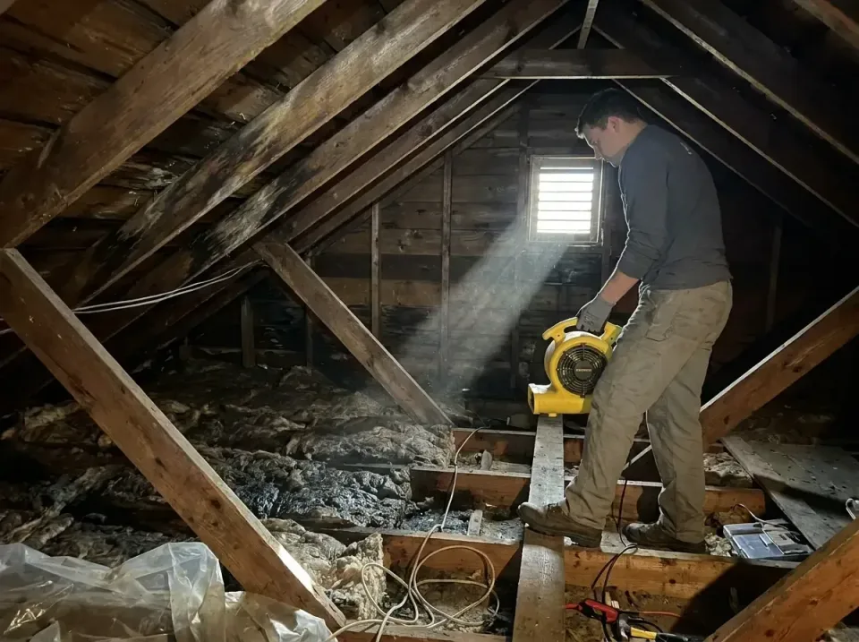 attic-water-damage-drying-proc-007 — frequently asked questions, Emergency Water Extraction & 24/7 Flood Response in Wilming…